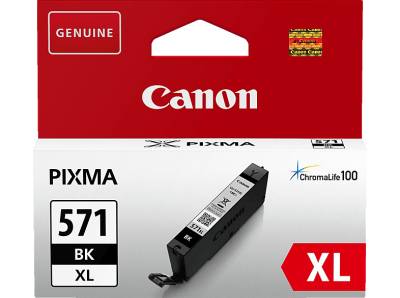 CANON CLI 571XL BK Tintenpatrone Schwarz (0331C001) von CANON