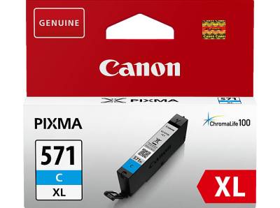 CANON CLI 571XL C Tintenpatrone Blau (0332C001) von CANON