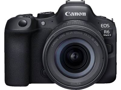 CANON EOS R6 Mark II Kit Spiegellose Systemkamera, 7,5 cm Display Touchscreen, WLAN von CANON