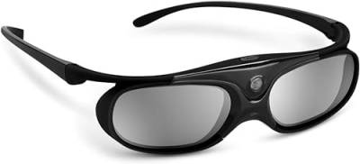 CASIRIS 3D-Brille, DLP Link 3D Brille Wiederaufladbar für 3D Beamer von CASIRIS