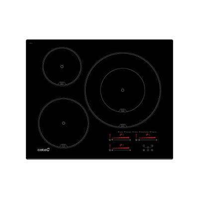 Cata, Induktionskochfeld, Modell INSB 6032 BK/A, 3 Kochzonen |) Booster-Leistungsstufen, Breite 60 cm, Schwarz von CATA