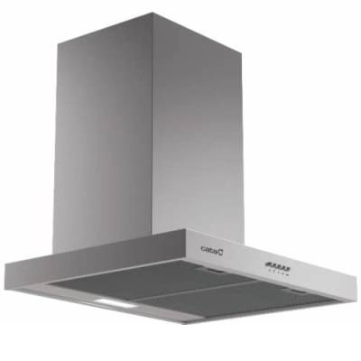 Cata S Plus 7010 X Dunstabzugshaube mit 3 Abzugsstufen, mechanisches Bedienfeld, M3R-Motor, extra leise, Breite 70 cm, Edelstahl-Finish von CATA