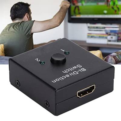 CCYLEZ HD Multimedia Interface Splitter,1 In 2 Out/2 In 1 Out Switch Video Splitter Unterstützt EIN- und Ausgang AWG26,Verteilerverstärker für PS4 Projektor HD TV,4K von CCYLEZ