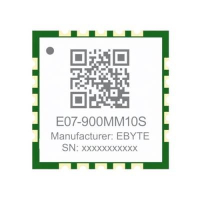 CDBAIRUI CC1101 Funkmodul, 868 MHz, E07–900MM10S, 10 dBm, 1,5 km Stempelloch, ultraklein, SMD-Modul, unterstützt RSSI RX TX FIFO, 2 Stück von CDBAIRUI