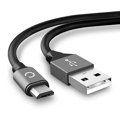 CELLONIC® VMC-MD4 USB Kabel kompatibel mit Sony A6000 A5100 A7 II III A7s II A7R RX100 III IV V RX10 FDR-X3000 FDR-AX53 RX1 DSC-HX400V -HX60 SLT-A58 HDR-CX405 Ladekabel Micro USB Datenkabel 2A grau von CELLONIC