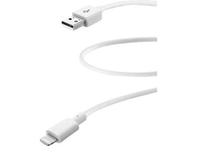 CELLULAR LINE 37714, Lightning auf USB Kabel, 0,6 m, Weiß von CELLULAR LINE