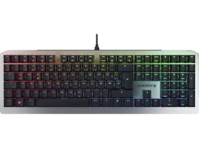 CHERRY MV3.0 RGB, Gaming Tastatur, Mechanisch, Cherry Viola, kabelgebunden, Schwarz/Grau von CHERRY