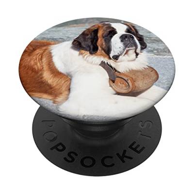 Bernhardiner Hundeliebhaber PopSockets mit austauschbarem PopGrip von CJ Merch