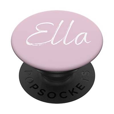 Ella Vorname Design Pink PopSockets mit austauschbarem PopGrip von CJ Merch