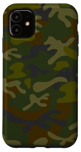 Hülle für iPhone 11 Camouflage Camo Grün Braun Khaki Olive von CJ Merch