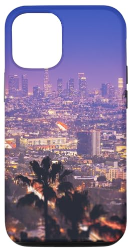 Hülle für iPhone 15 Pro Los Angeles bei Nacht USA von CJ Merch