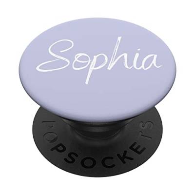 Sophia Vorname Design Lavendel PopSockets mit austauschbarem PopGrip von CJ Merch
