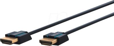 CLICK 70704 - Super Slim High Speed HDMI Kabel, 4K, 2,0m von CLICKTRONIC