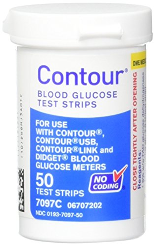 Contour 7097C-OneBox Blutzuckerteststreifen, 50 Stück von CONTOUR