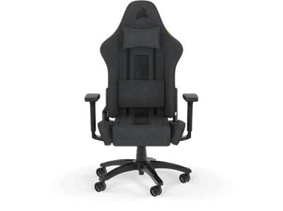 CORSAIR TC100 RELAXED Gaming Stuhl, Grau/Schwarz von CORSAIR