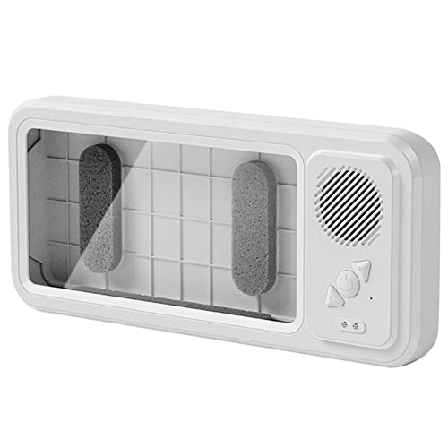 CROIRE Wasserdichter Antibeschlag-Touchscreen, Wandmontage mit Bluetooth-Lautsprecher, Wandhalterung, Telefonhalter für Dusche, Badezimmer von CROIRE