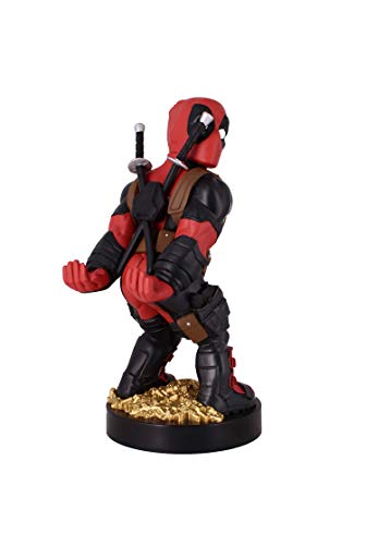Cable Guys - Rear View Deadpool Marvel Gaming Accessories Holder & Phone Holder for Most Controller (Xbox, Play Station, Nintendo Switch) & Phone von Cableguys