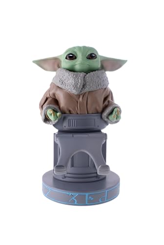 Cable Guys - Star Wars Grogu Seeing Stone Pose Gaming Accessories Holder & Phone Holder for Most Controller (Xbox, Play Station, Nintendo Switch) & Phone von Cableguys