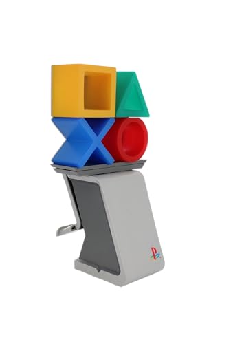 Cableguys Gaming-Figur Ikon Light PlayStation Logo Heritage - Zubehör Halterung für Controller oder Smartphone - Inklusive USB-Kabel von Cableguys