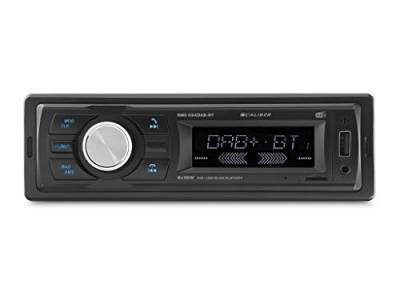 Caliber Autoradio - Auto Radio mit Bluetooth - Aux In - Bluetooth - DAB - DAB Plus - FM - SD - USB - 18 voreingestellte Sender - Mit Freisprechfunktion - 4X 55 Watt - Schwarz - 1 Din von Caliber
