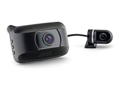 Caliber Dashcam -Auto - Tag- und Nachtsensor - LCD -Bildschirm - HD Ready 3 Megapixel - Screencapture - G -Sensor - Loopecording - DVR225 -DUAL - Einschließlich Rückkamera - Batterie - Micro SD - 2,7 Zoll Bildschirm - Schwarz - 80 x 40 x 50 mm von Caliber