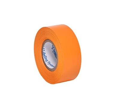 Camlab 1151393 Kennzeichnungsband, 1,9 cm breit, 12,7 m lang, orange von Camlab