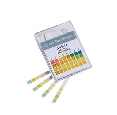 Camlab 1181409 pH-Teststreifen pH, 0-14, Packung mit 100 Stück von Camlab