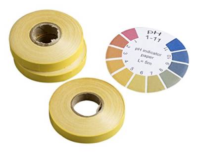 camlab 1171260 Universal Indikator Papier, Nachfüllpackung pH 1–11, 3 X 5 M Spule (3 Stück) von Camlab