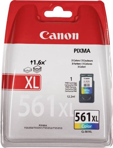 Canon Druckerpatrone CL-561XL Original Cyan, Magenta, Gelb 3730C001 von Canon