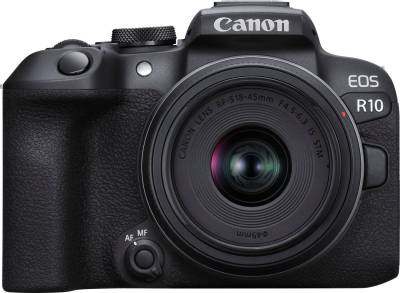 Canon EOS R10 Systemkamera (RF-S 18-45mm F4.5-6.3 IS STM, 24,2 MP, Bluetooth, WLAN, inkl. RF-S 18-45mm Objektiv) von Canon