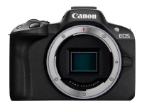 Canon EOS R50 Gehäuse, Schwarz, 24,2 MP, 6000 x 4000 Pixel, CMOS, 4K Ultra HD, Touchscreen, Schwarz von Canon
