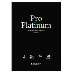 Canon Fotopapier PT-101 DIN A4 glänzend 300 g/qm 20 Blatt von Canon