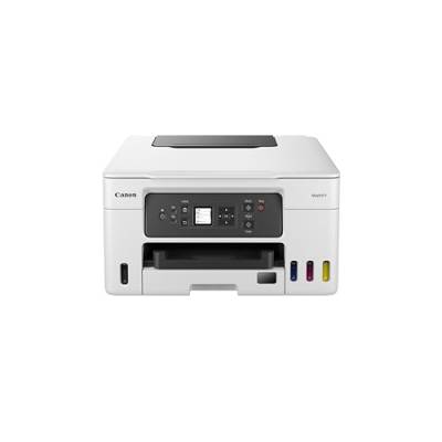 Canon MAXIFY GX3050 MegaTank Multifunktionsdrucker 3in1 (Tintenstrahl, Druck, Kopie, Scan, A4, WLAN, 3,4cm LCD, Duplex, niedrige Seitenkosten, hohe Reichweite, gerader Papiereinzug für Karton) weiß von Canon