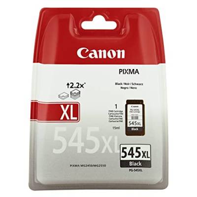 Canon Originaltinte PG 545, Größe XL, Schwarz, Recyclebare Verpackung von Canon