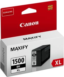 Canon PGI-1500XL BK - Hohe Ergiebigkeit - Schwarz - Original - Tintenbehälter - für MAXIFY MB2050, MB2350 (9182B001) von Canon