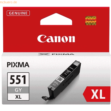 Canon Tintenpatrone Canon CLI-551GY XL grau von Canon