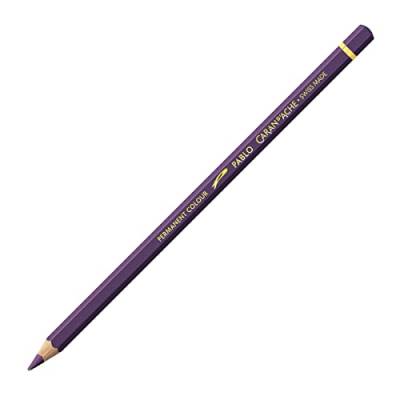 Caran d'Ache Pablo Wooden Artist Quality Colour Pencils Buntstifte Farbstifte Bleistift/ 3 Stück/Pack - Farbe: 099 AUBERGINE/AUBERGINE (666.099) / FSC™-zertifiziertes Zedernholz von Caran d'Ache