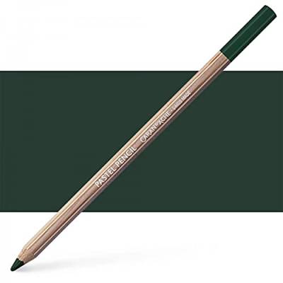 Caran d'Ache Pastel Pencil Farbstift Artist Farbstifte Bleistift/ 3 Stück/Pack - Farbe: 719 Dark Phthalo Green (788.719) von Caran d'Ache