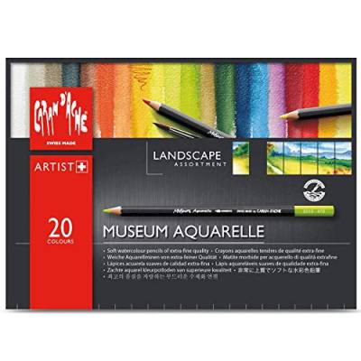 Caran d'Ache d´Ache 3510.420 Artist Museum Aquarell-Set 20 Stifte, Multi, Einheitsgröße von Caran d'Ache