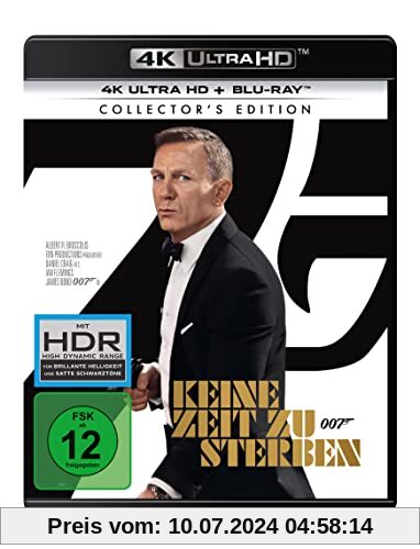 James Bond 007: Keine Zeit zu sterben (4K Ultra HD + Blu-ray) von Cary Fukunaga