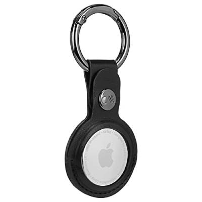 Case-Mate Clip Ring Schlüsselanhänger für Apple AirTags Hülle [Anti-Kratzer AirTags Zubehör | Stoßfest | Schützende AirTag Hülle inklusive Ersatz Schlüsselanhänger] - Schwarz von Case-Mate