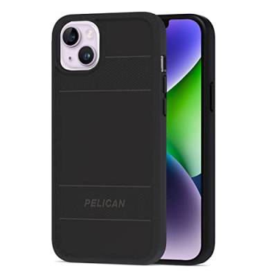 Pelican Protector Series – iPhone 14 Plus Hülle 6,7 Zoll [Kompatibel mit MagSafe] Magnetische Handyhülle mit Anti-Scratch Tech [4,5 m MIL-Grade Fallschutz] Schutzhülle für iPhone 14 Plus - Schwarz von Case-Mate