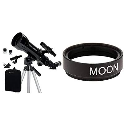 Celestron 21035-ADS Travelscope 70 Teleskop-Kit & 94119-A 1,25'' Mondfilter von Celestron