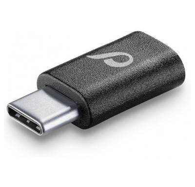 Cellularline CHADUSBCK - USB-C Adapter - schwarz USB-Adapter von Cellularline