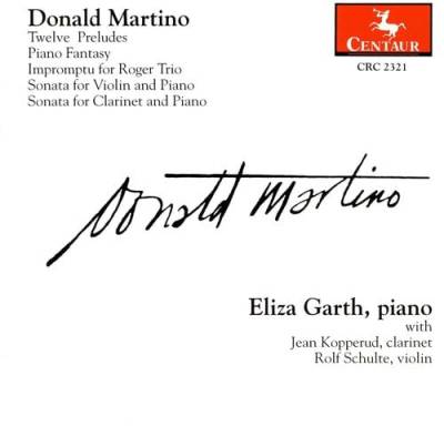 Music By Donald Martino von Centaur