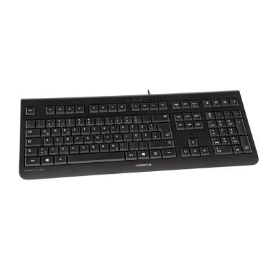 CHERRY KC 1000 Tastatur Schwarz ultraflach, USB, kabelgebunden, Office Keyboard von Cherry