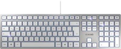 CHERRY KC6000 USB Tastatur Deutsch, QWERTZ Silber von Cherry
