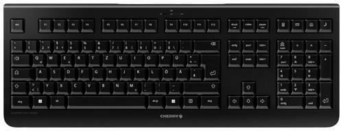 CHERRY KW 3000 Kabellos Tastatur Deutsch, QWERTZ Schwarz Geräuscharme Tasten, Hotkey Funktion, mit von Cherry