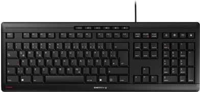 CHERRY STREAM - Tastatur - USB - Deutsch - Schlüsselschalter: CHERRY SX - Schwarz von Cherry