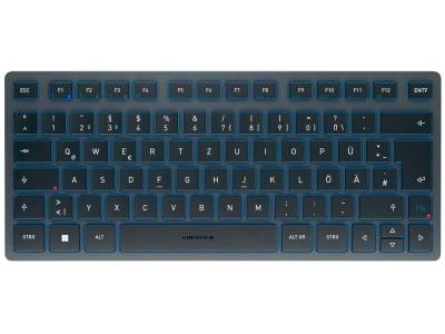 CHERRY Tastatur KW 7100 Mini BT slate blue von Cherry